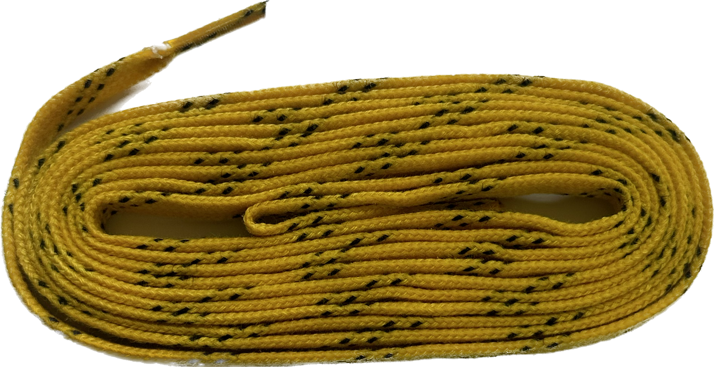 Omsnörning säck med vaxat skridskosnöre